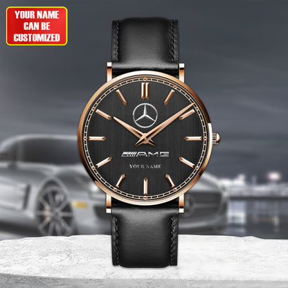 Personalized Merc - AMG V2 Luxury Quartz Leather Watch QB220401