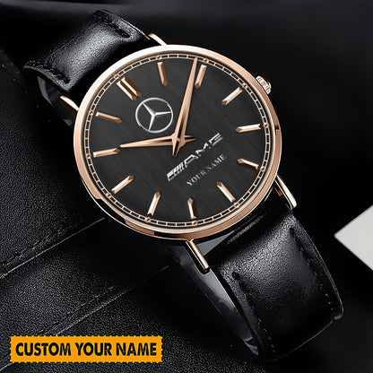 Personalized Merc - AMG V2 Luxury Quartz Leather Watch QB220401