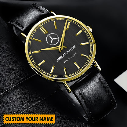 Personalized Merc - AMG V2 Luxury Quartz Leather Watch QB220401