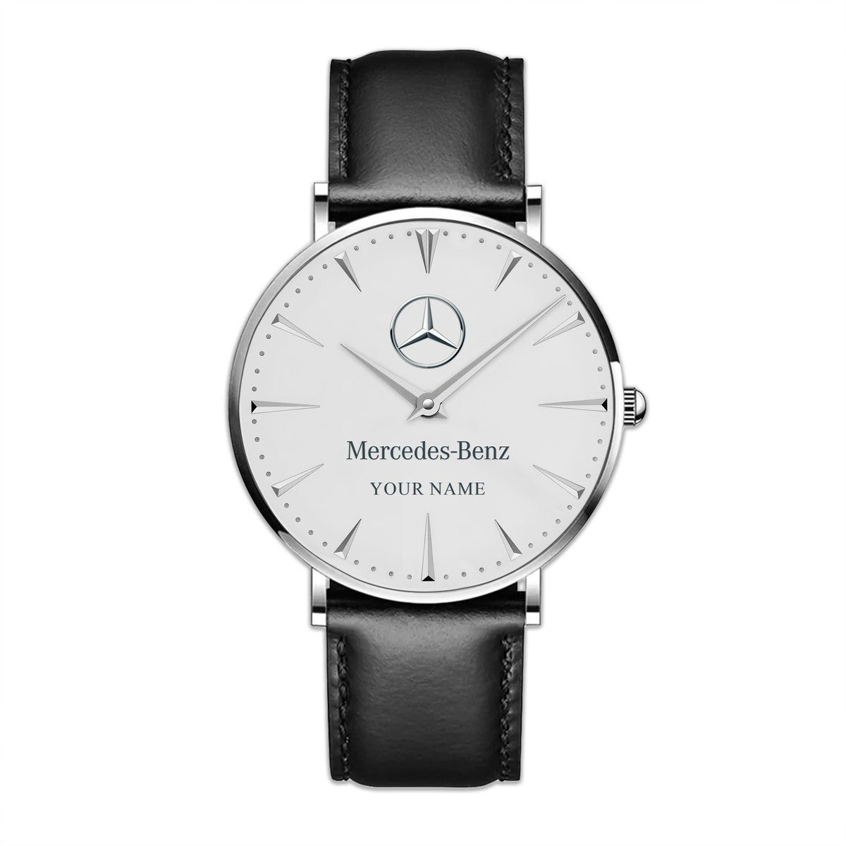 Personalized Merc Luxury Quartz Leather Watch QB220407