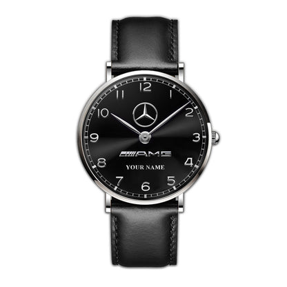 Personalized Merc - AMG Luxury Quartz Leather Watch QB240403