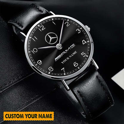 Personalized Merc - AMG Luxury Quartz Leather Watch QB240403