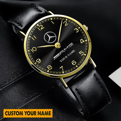 Personalized Merc - AMG Luxury Quartz Leather Watch QB240403