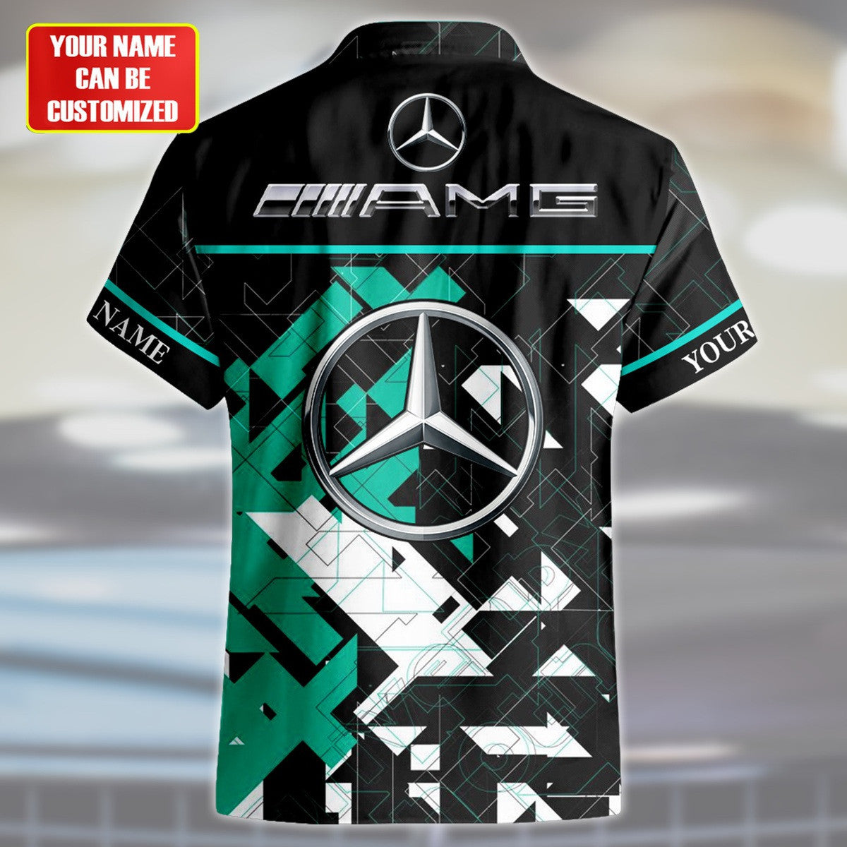 Merc AMG Petronas Hawaii Shirt Beach Short S030506