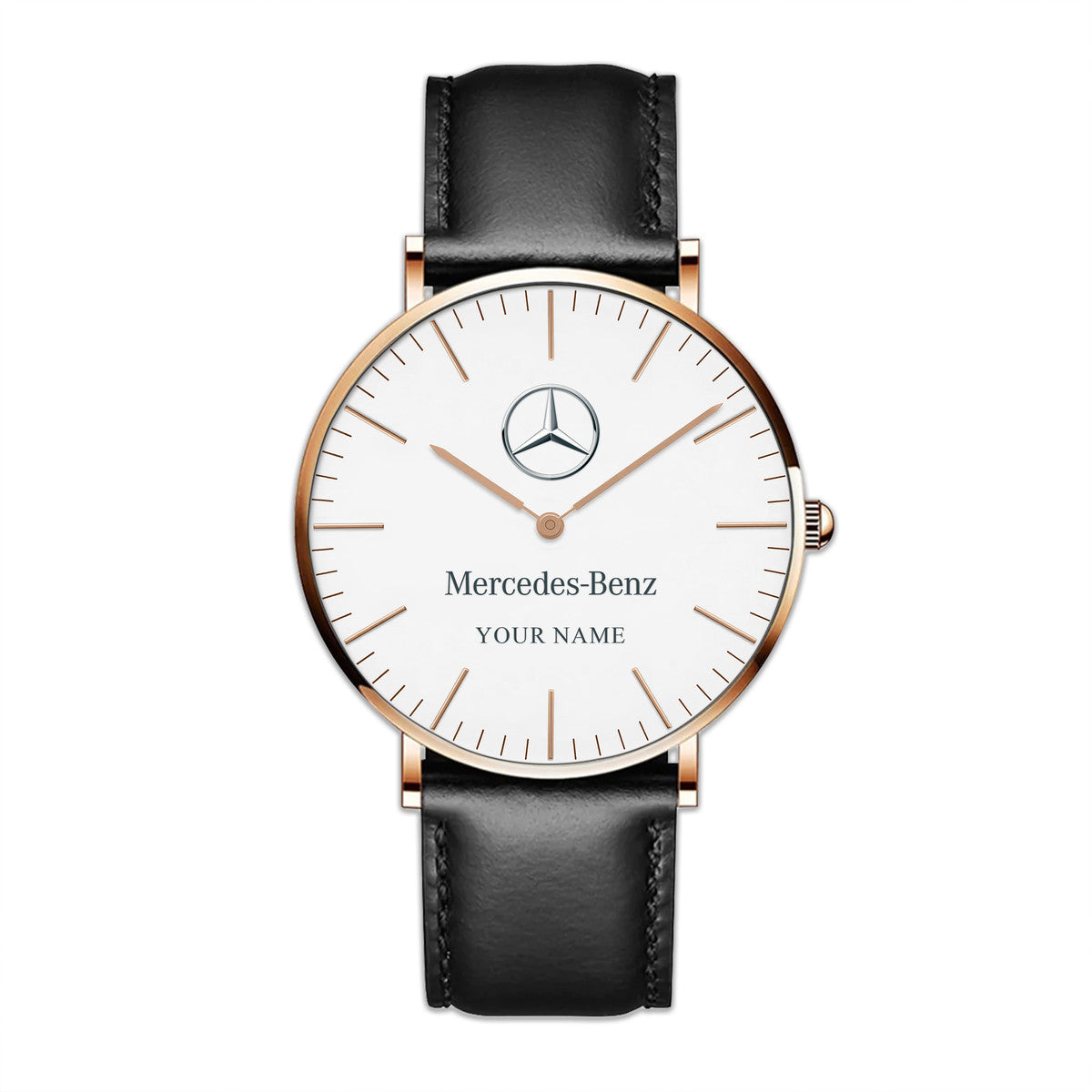 Personalized Merc Classic Quartz Leather Watch P210501