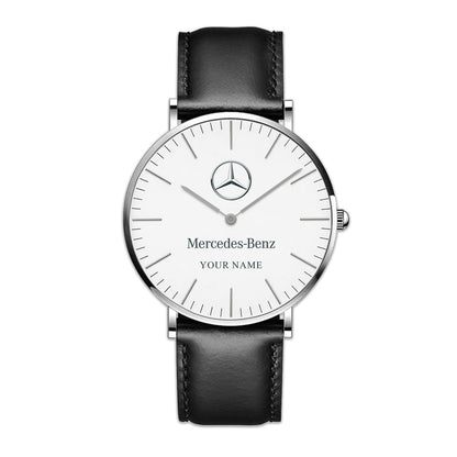 Personalized Merc Classic Quartz Leather Watch P210501