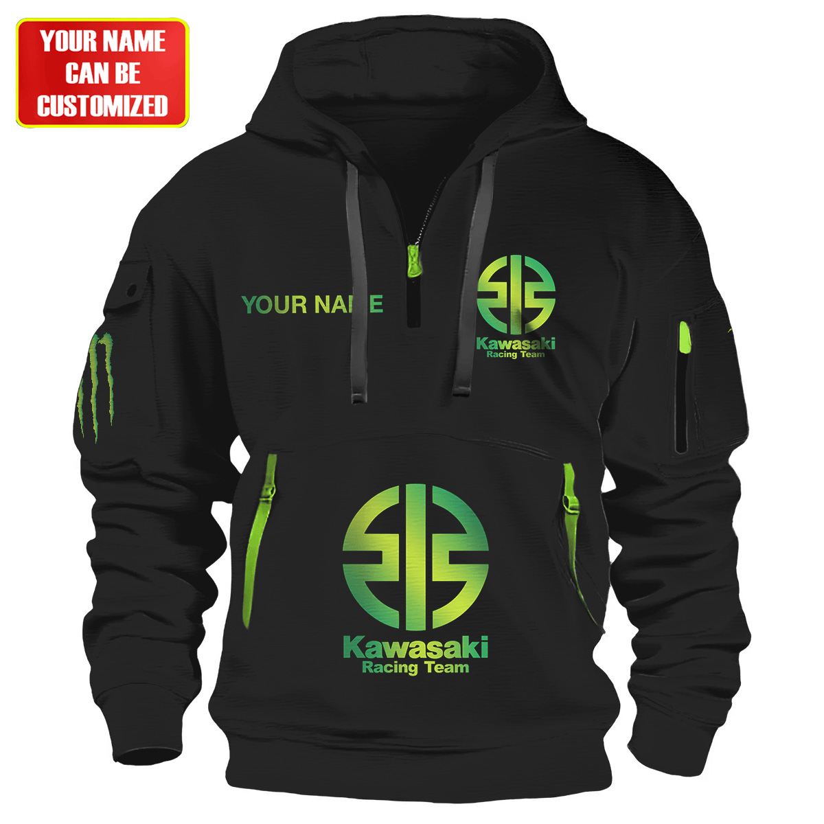 Personalized KW Racing Zip-Hoodie Cotton Jacket Q230504