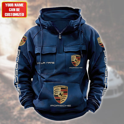 Personalized Pors Retro Cotton Hoodie P270501