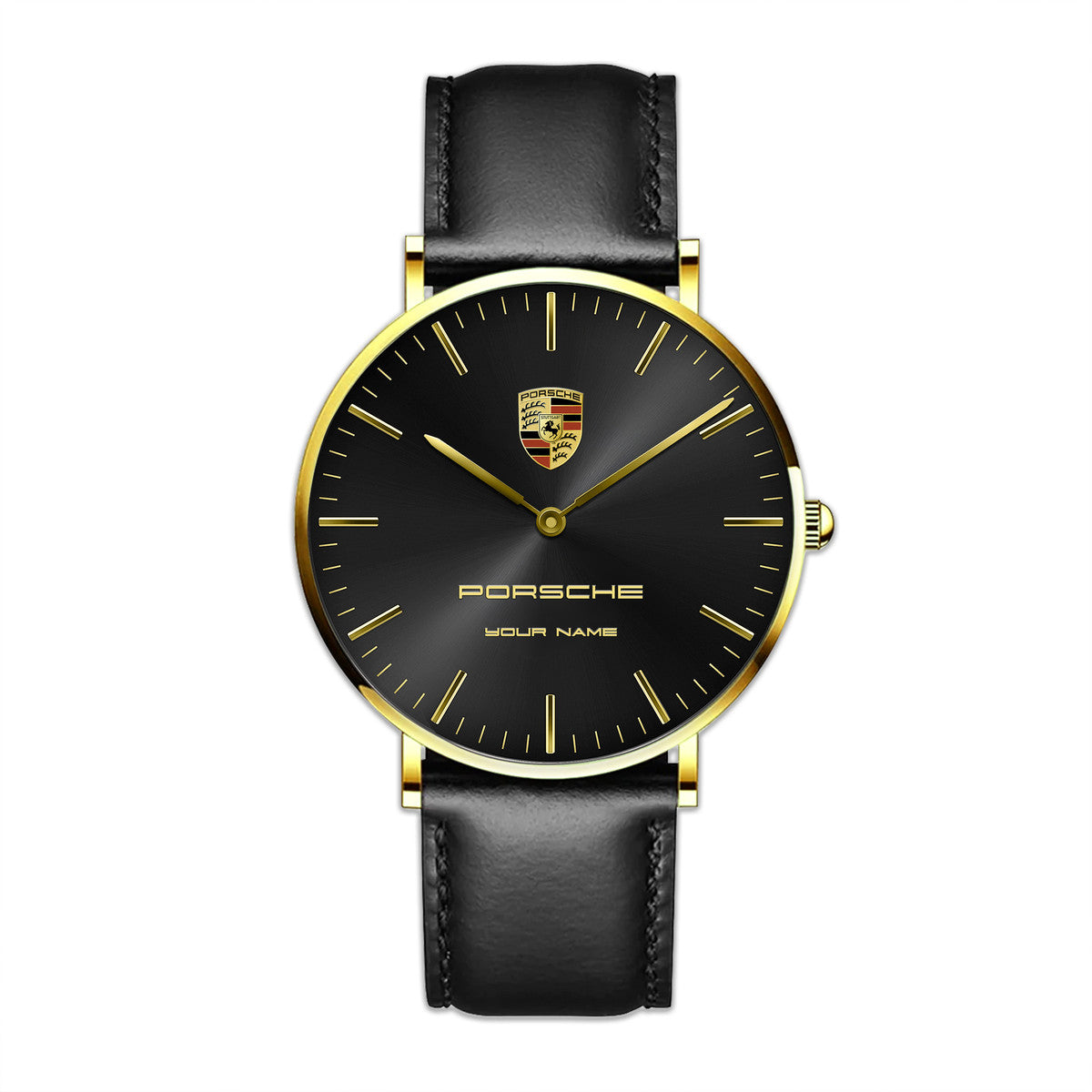 Personalized Pors Vintage Quartz Leather Watch P300501