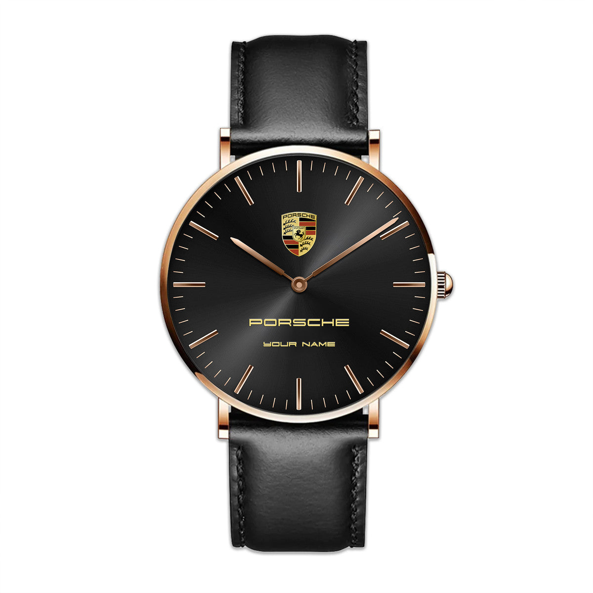 Personalized Pors Vintage Quartz Leather Watch P300501