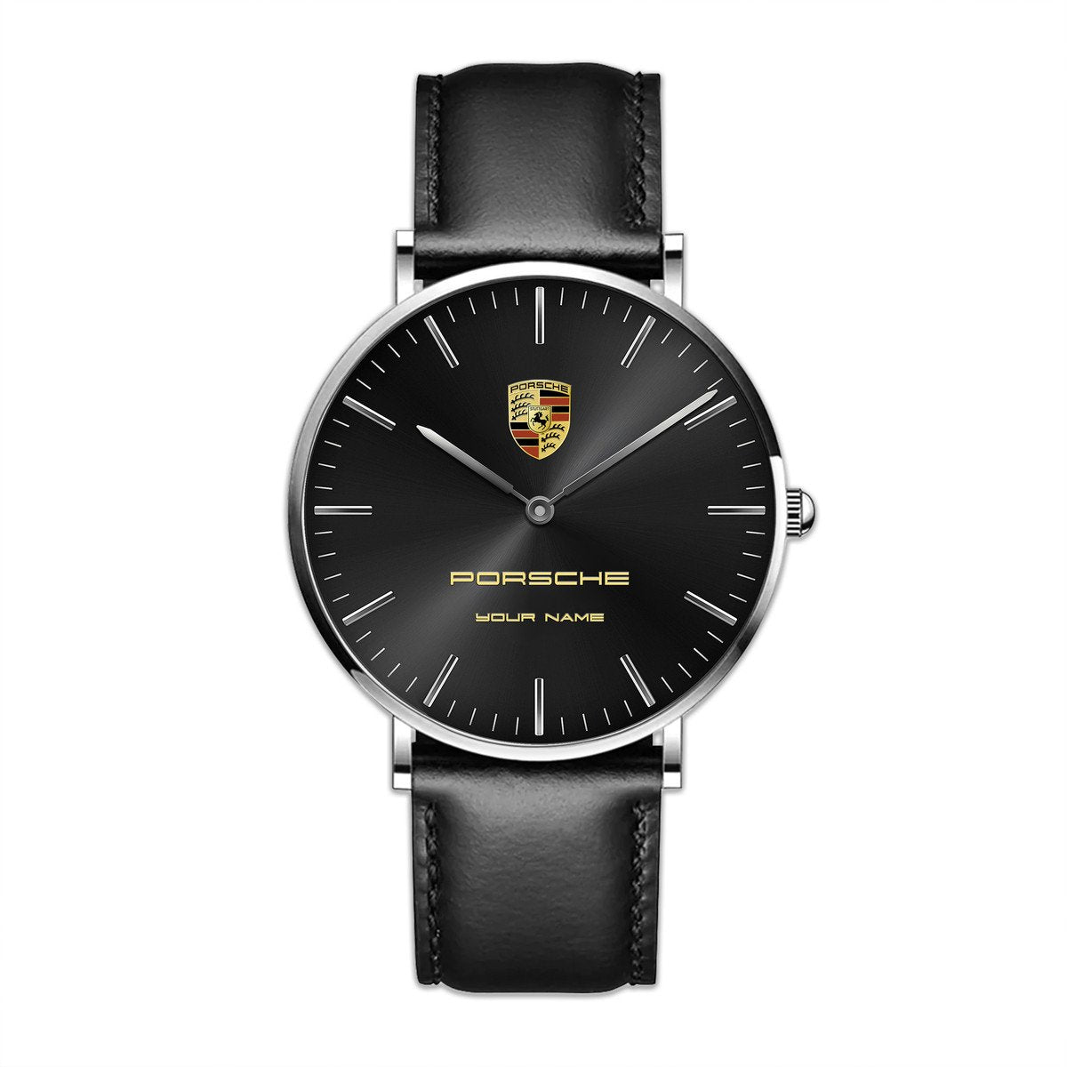 Personalized Pors Vintage Quartz Leather Watch P300501