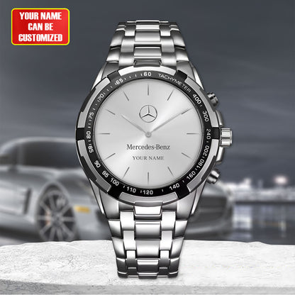 Personalized Merc Silver Quartz Watch P300504