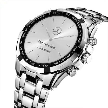 Personalized Merc Silver Quartz Watch P300504