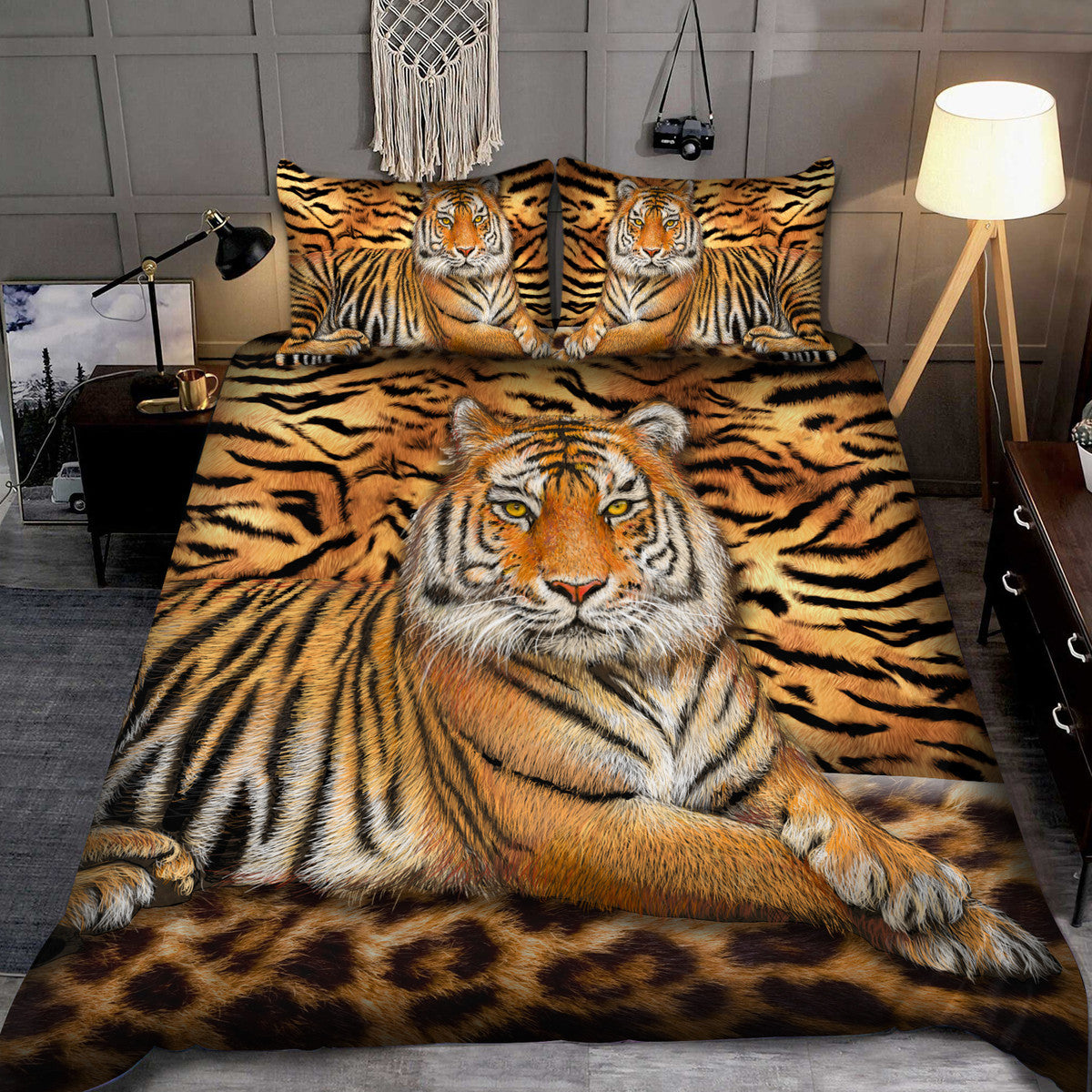 Cool Royal Tiger All Over Printed Bedding Set Q300503