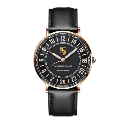 Personalized Pors Luxury Quartz Leather Watch QB260603