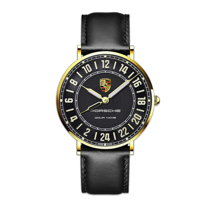 Personalized Pors Luxury Quartz Leather Watch QB260603