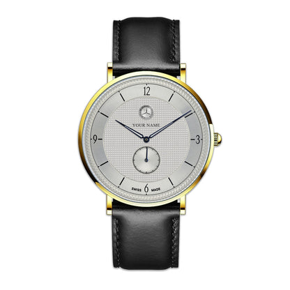Personalized Merc Limited Edition Quartz Leather Watch P090703