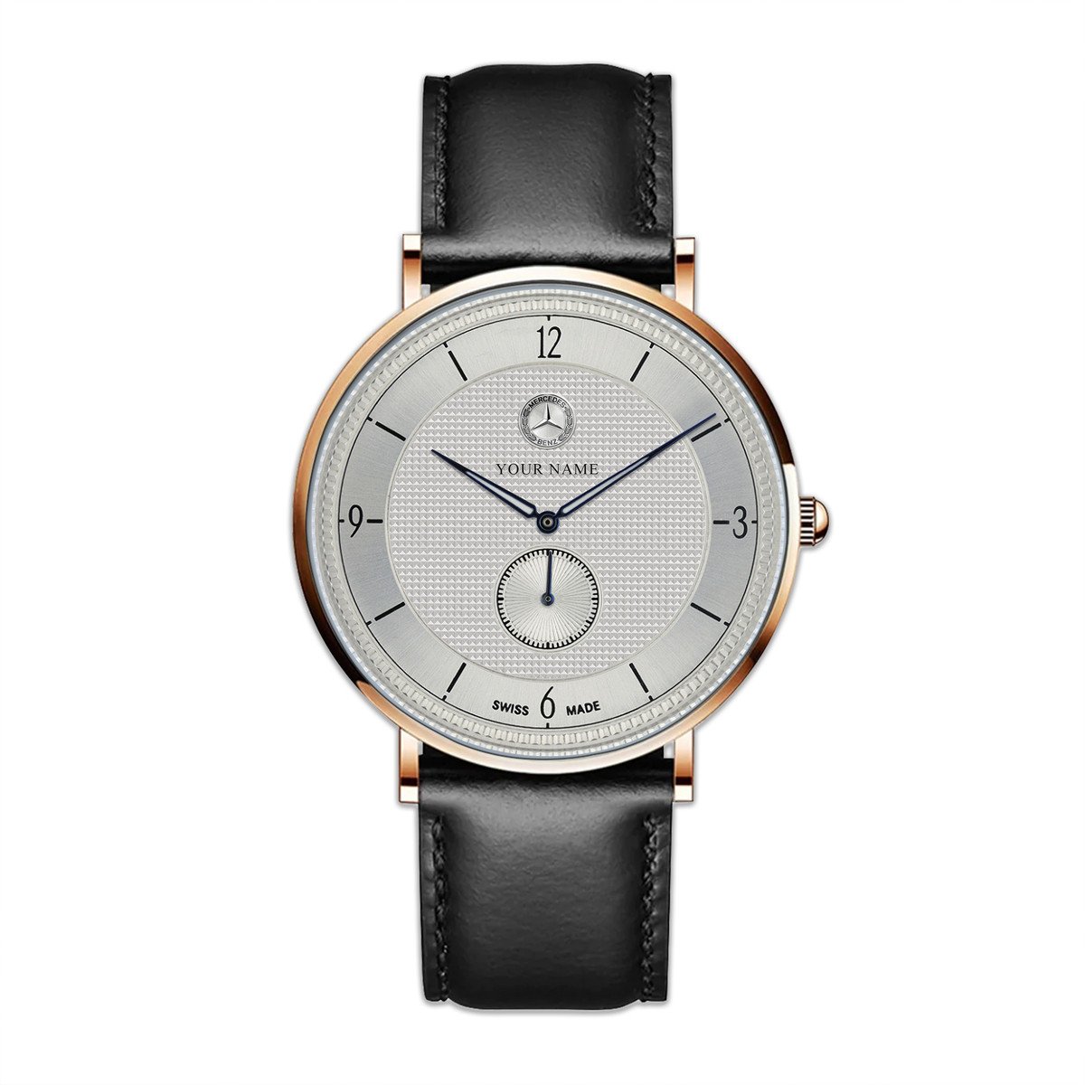 Personalized Merc Limited Edition Quartz Leather Watch P090703