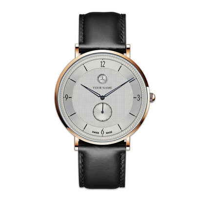 Personalized Merc Limited Edition Quartz Leather Watch P090703