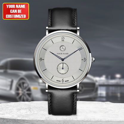 Personalized Merc Limited Edition Quartz Leather Watch P090703