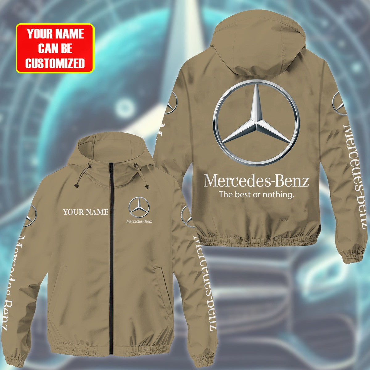 Personalized Merc Windproof Rush Jacket P150701