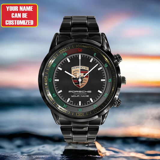 Personalized Pors Luxurious Stainless Steel Watch QB220704