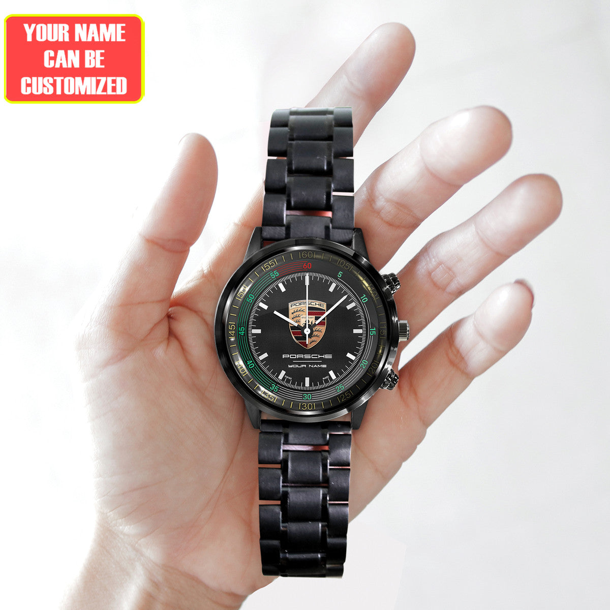 Personalized Pors Luxurious Stainless Steel Watch QB220704