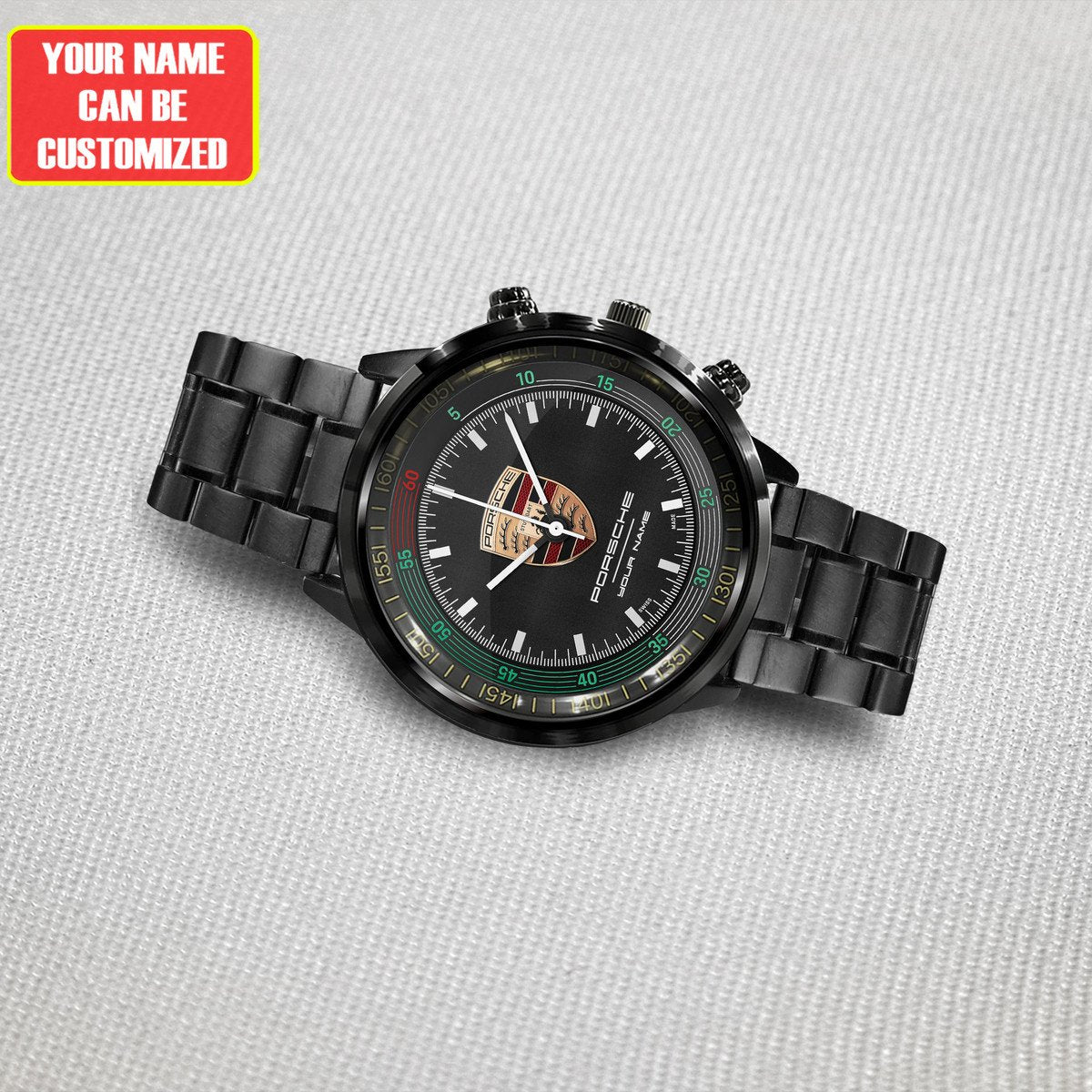 Personalized Pors Luxurious Stainless Steel Watch QB220704