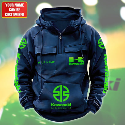 Personalized KW Retro Cotton Hoodie QB290704