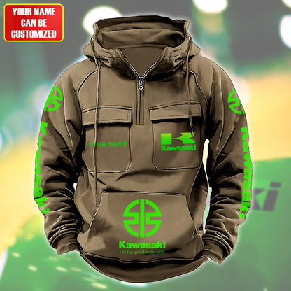 Personalized KW Retro Cotton Hoodie QB290704
