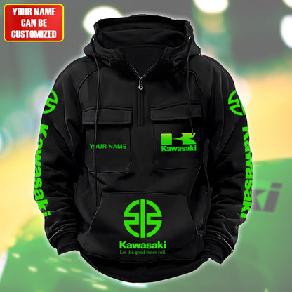 Personalized KW Retro Cotton Hoodie QB290704