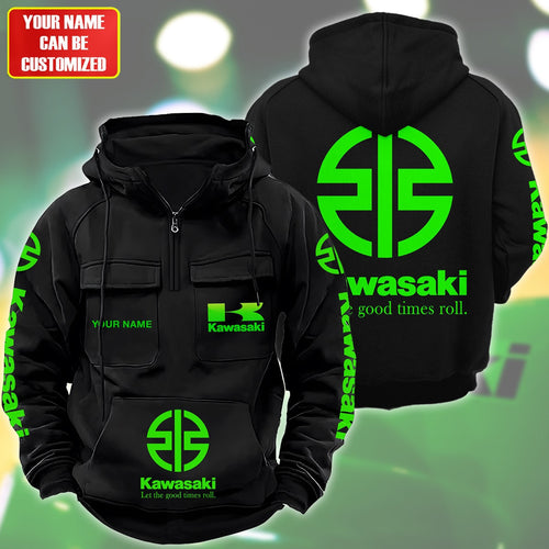 Personalized KW Retro Cotton Hoodie QB290704