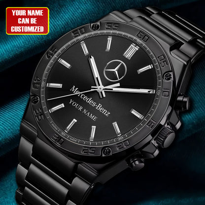 Personalized Merc Dial Steel Watch P020803