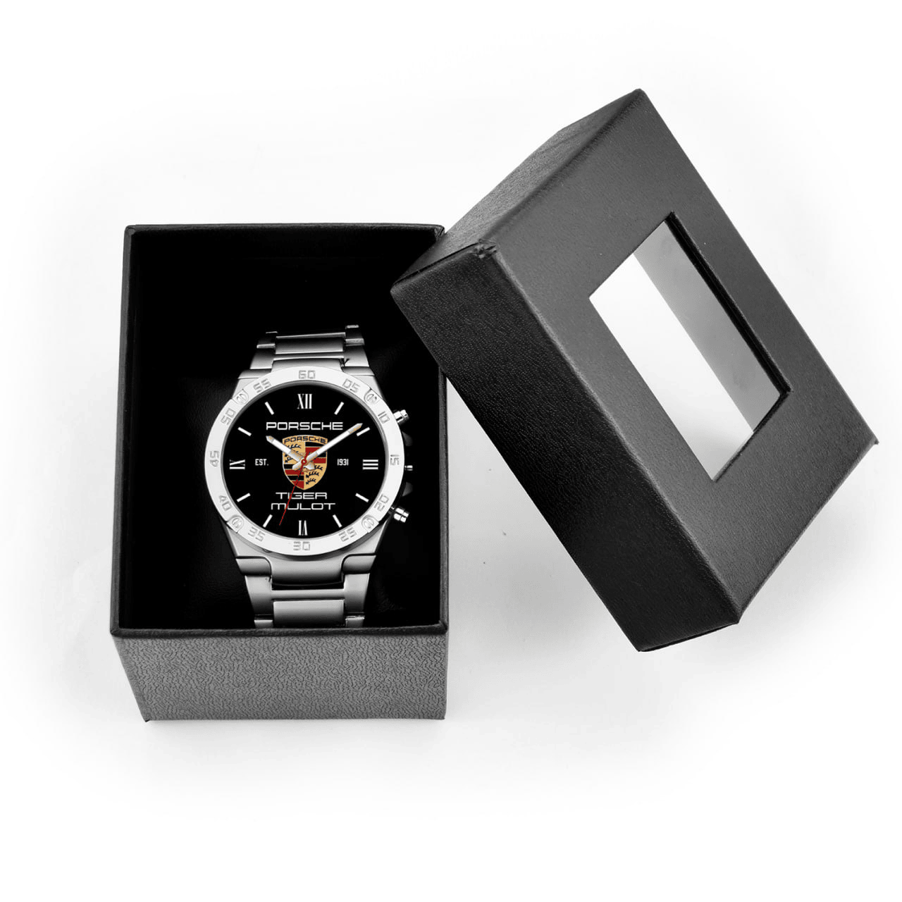Personalized Pors Dial Steel Watch P020804