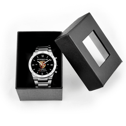 Personalized Pors Dial Steel Watch P020804