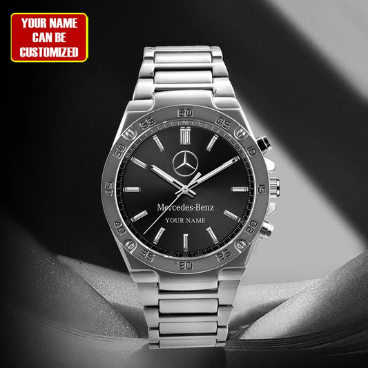 Personalized Merc Dial Steel Watch P020803