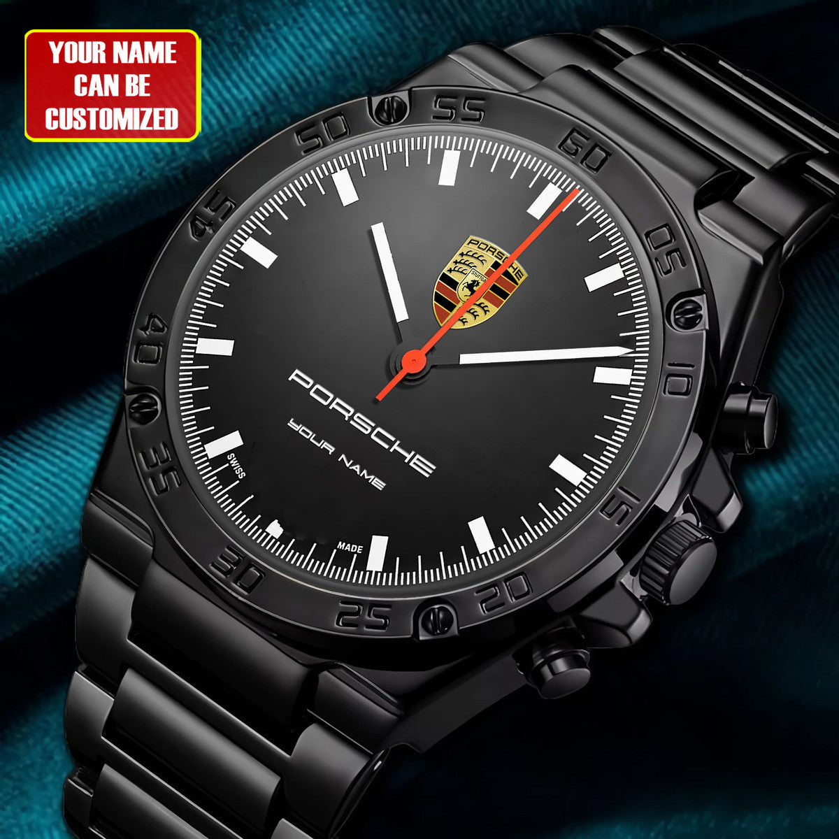Personalized Pors Dial Steel Watch P020805