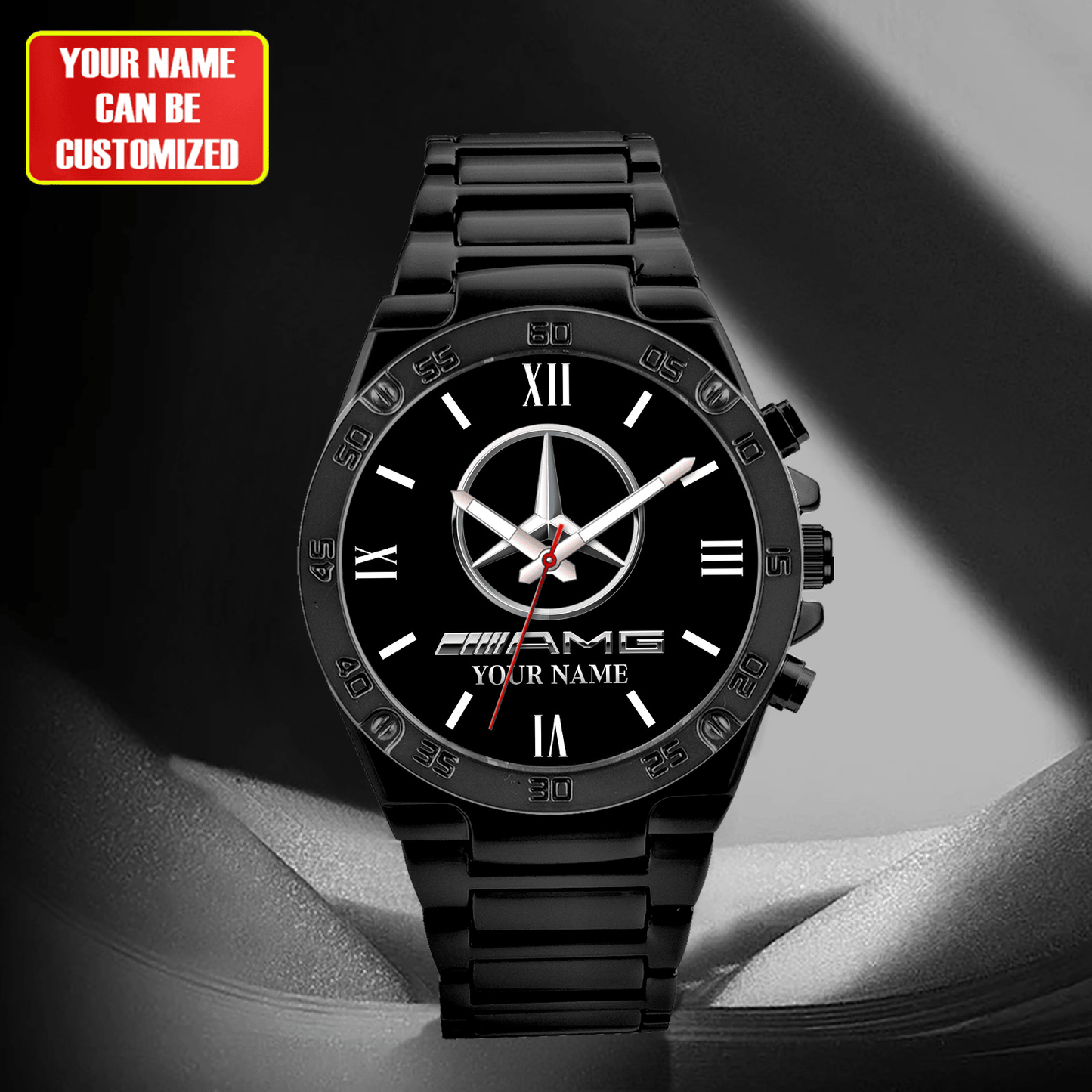 Personalized Merc AMG Dial Steel Watch S010805