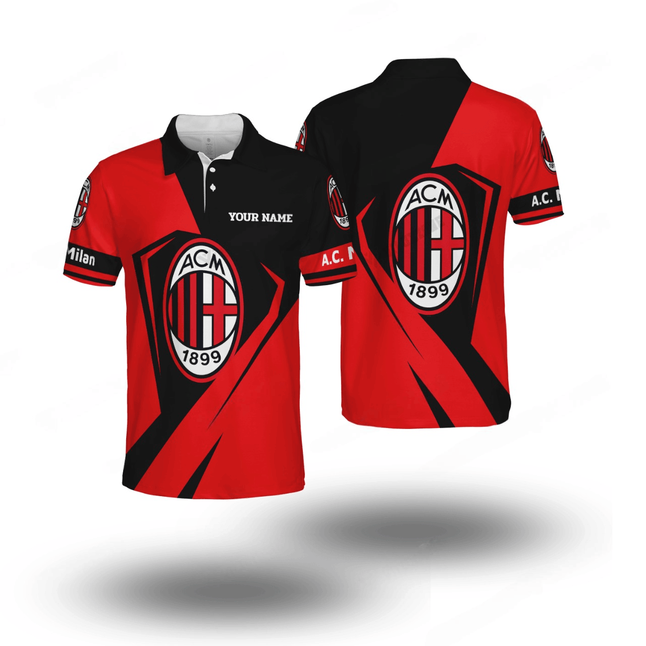 Personalized AC Milan 3D Full Printing Set , AC Milan Shirt , AC Milan Shirt , Hoodie , Short , Polo , hawaii , ... Q080116
