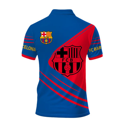 Personalized Barça V2 3D Full Printing Set , Barça Shirt , Barça Set , Hoodie , Short , Polo , hawaii , ... Q140801