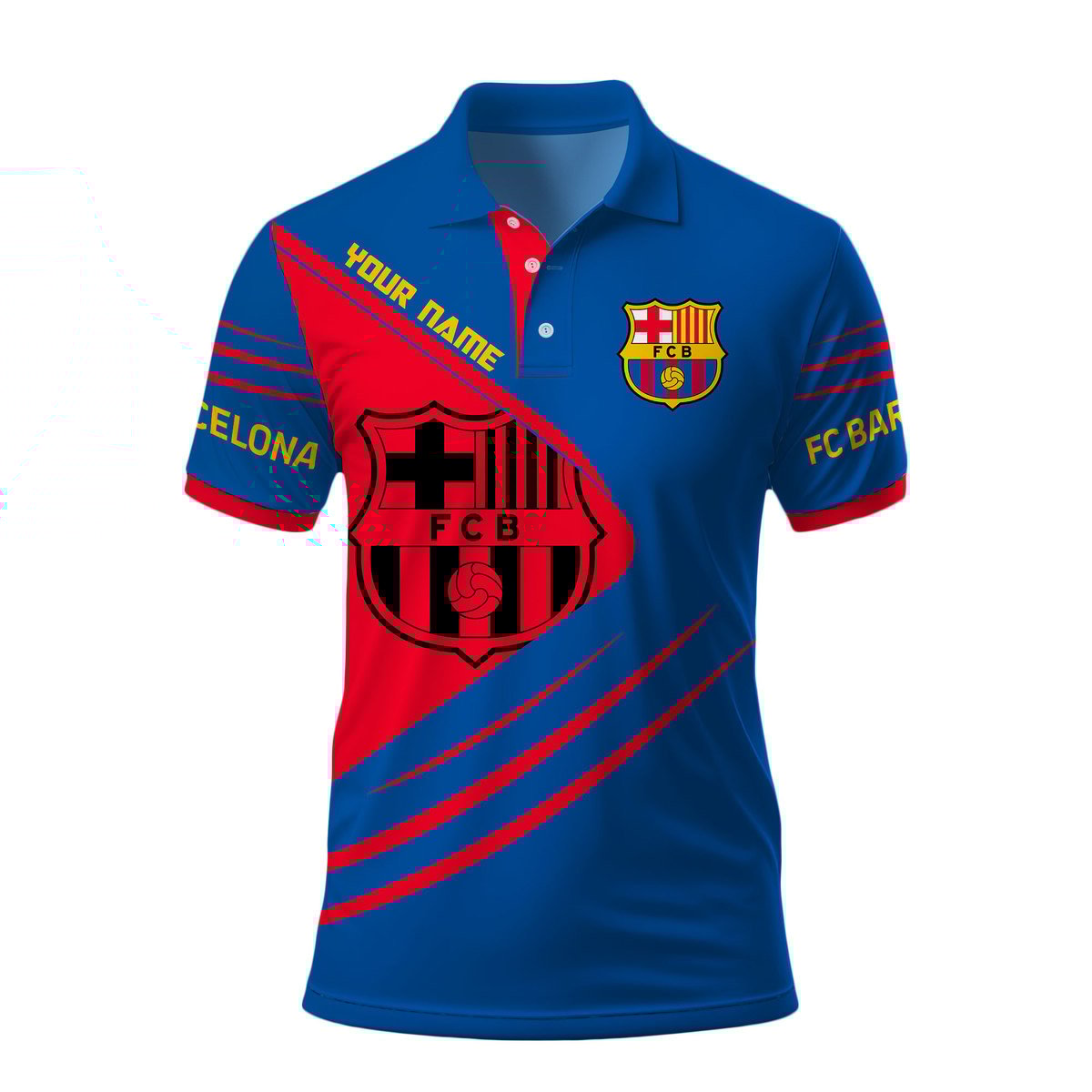 Personalized Barça V2 3D Full Printing Set , Barça Shirt , Barça Set , Hoodie , Short , Polo , hawaii , ... Q140801