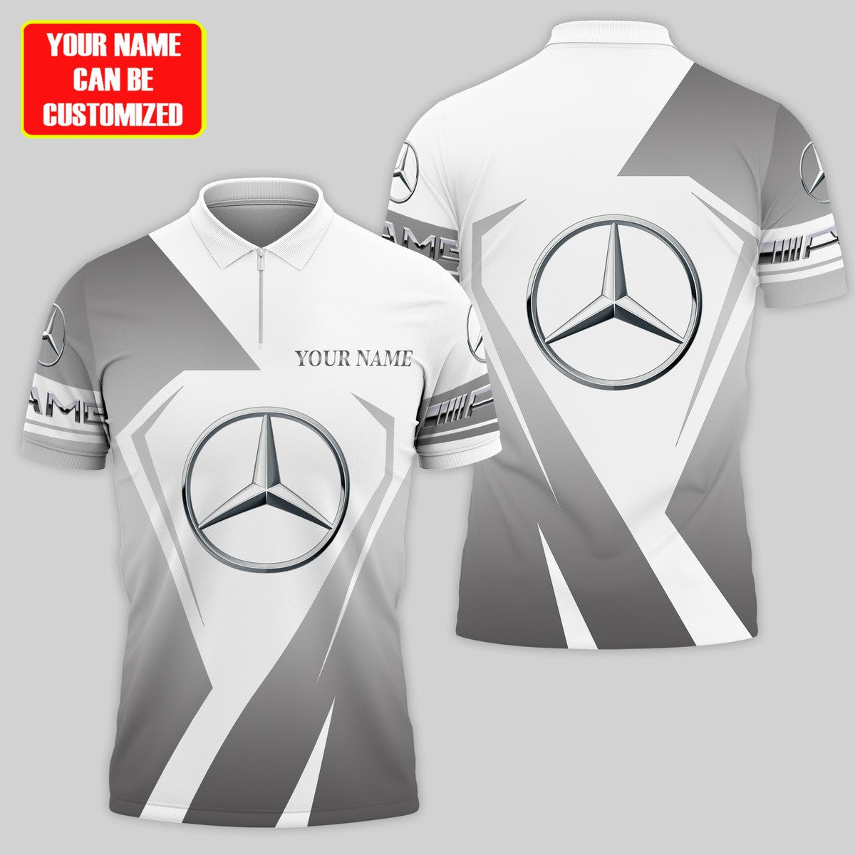 Personalized Merc AMG 3D Full Printing Set , Merc AMG Zip Polo, Shirt , Hoodie , Short , Polo ,hawaii S140808
