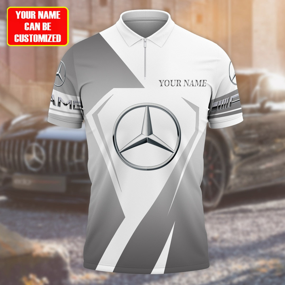 Personalized Merc AMG 3D Full Printing Set , Merc AMG Zip Polo, Shirt , Hoodie , Short , Polo ,hawaii S140808