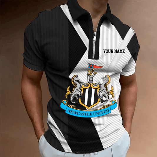 Personalized Newcastle United FC V3 3D Full Printing Set , Newcastle United FC V3 Zip Polo, Shirt , Hoodie , Short , Polo ,hawaii , ...
