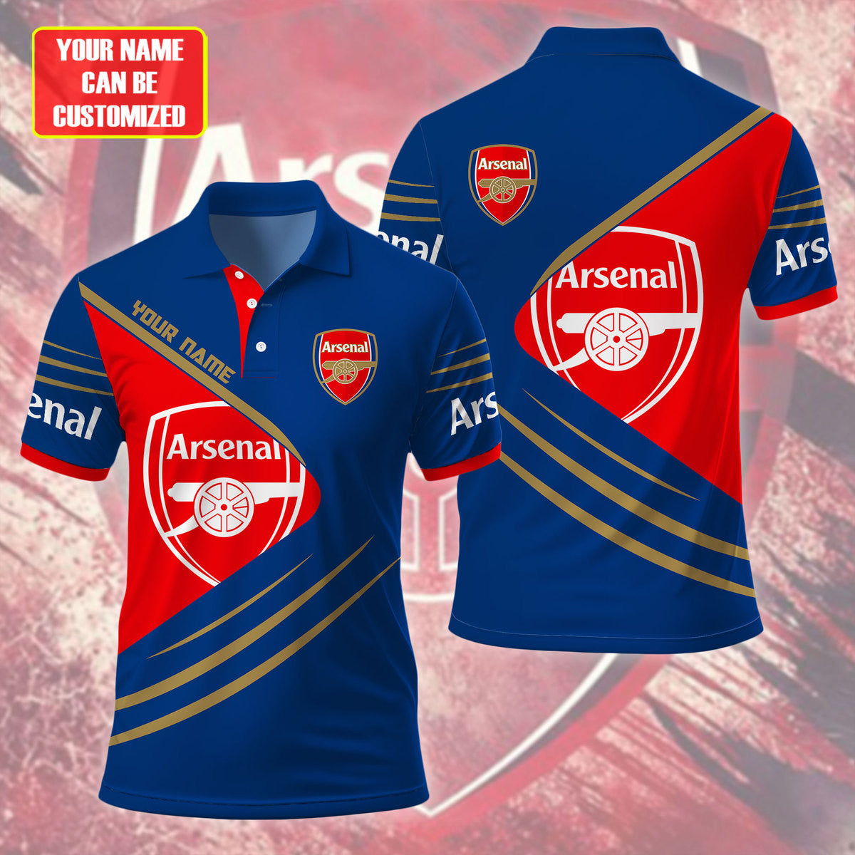 Personalized Arsenal FC V2 3D Full Printing Set ,Arsenal FC Shirt ,Arsenal Shirt , Hoodie , Short ,Polo ,hawaii , ...