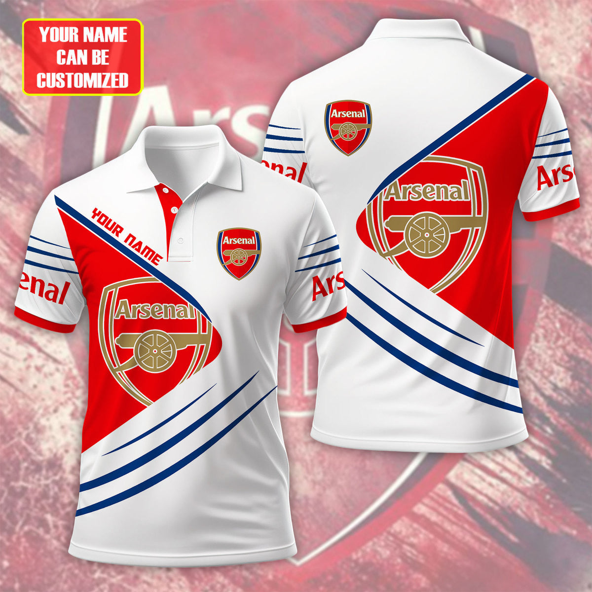 Personalized Arsenal FC V2 3D Full Printing Set ,Arsenal FC Shirt ,Arsenal Shirt , Hoodie , Short ,Polo ,hawaii , ...