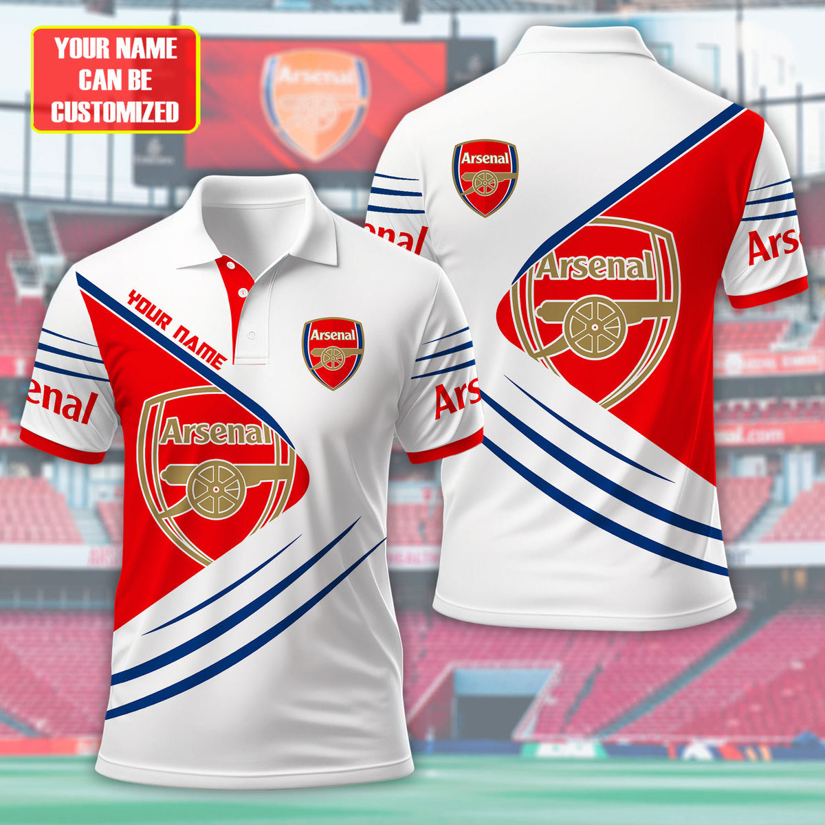 Personalized Arsenal FC V2 3D Full Printing Set ,Arsenal FC Shirt ,Arsenal Shirt , Hoodie , Short ,Polo ,hawaii , ...