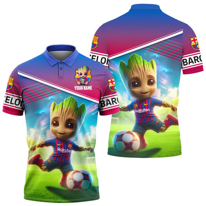 Personalized Gr Barça 3D Full Printing Set , Barça Shirt , Barça Set , Zipper Polo, Hoodie , Short , Polo , hawaii , ... Q150802