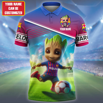 Personalized Gr Barça 3D Full Printing Set , Barça Shirt , Barça Set , Zipper Polo, Hoodie , Short , Polo , hawaii , ... Q150802