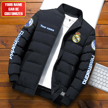 Personalized Real Madrid Puffer Jacket Q190803